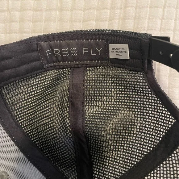 Free Fly Gray Black Trucker Hat - Picture 3 of 4